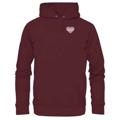 Basic Hoodie mit Herz - Demigirl