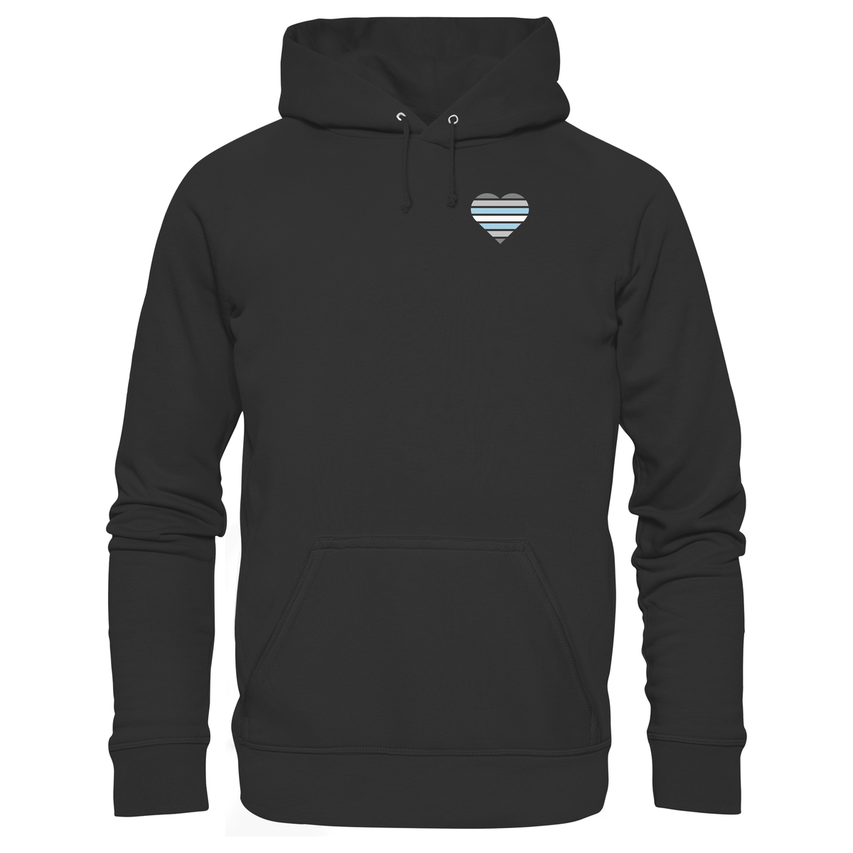 Basic Hoodie mit Herz - Demiboy