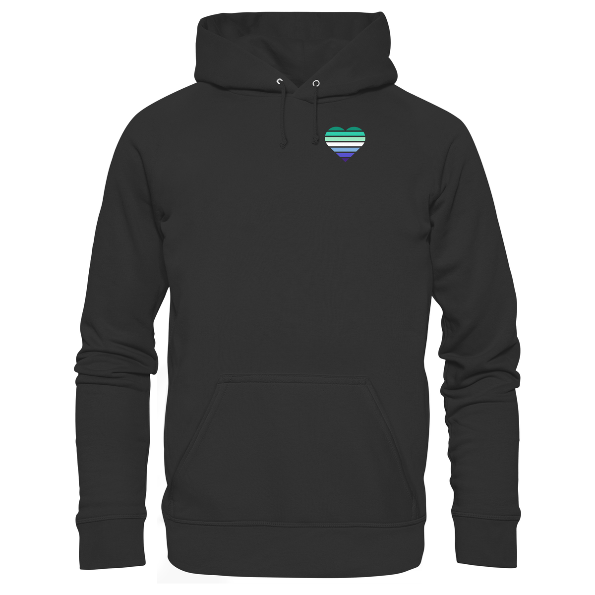 Basic Hoodie mit Herz - Gay