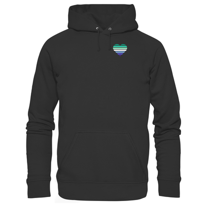 Basic Hoodie mit Herz - Gay