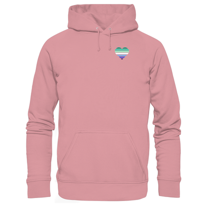 Organic Basic Hoodie mit Herz - Gay