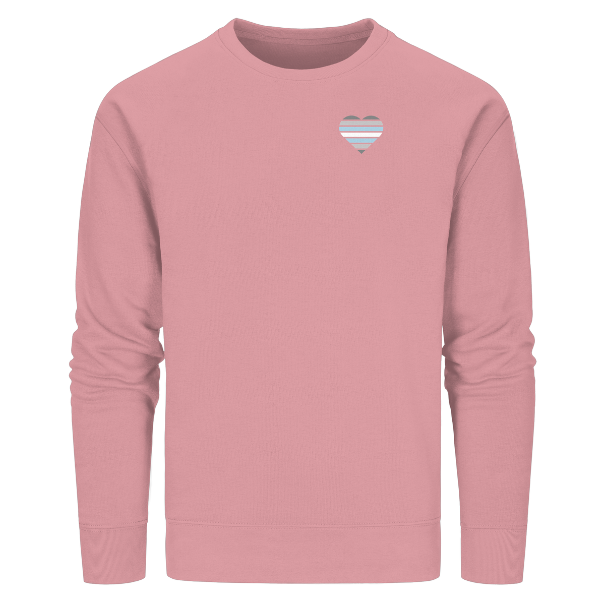 Organic Basic Sweatshirt mit Herz - Demiboy
