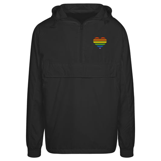 Urban Windbreaker - Pride Flag Herz Stick