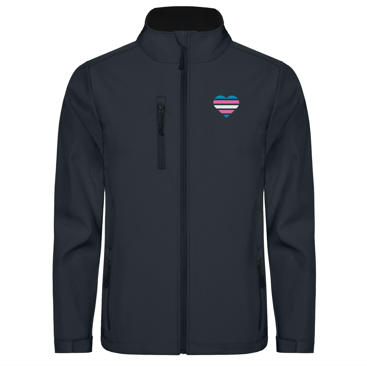 Softshell Jacket mit Herz Stick - Trans