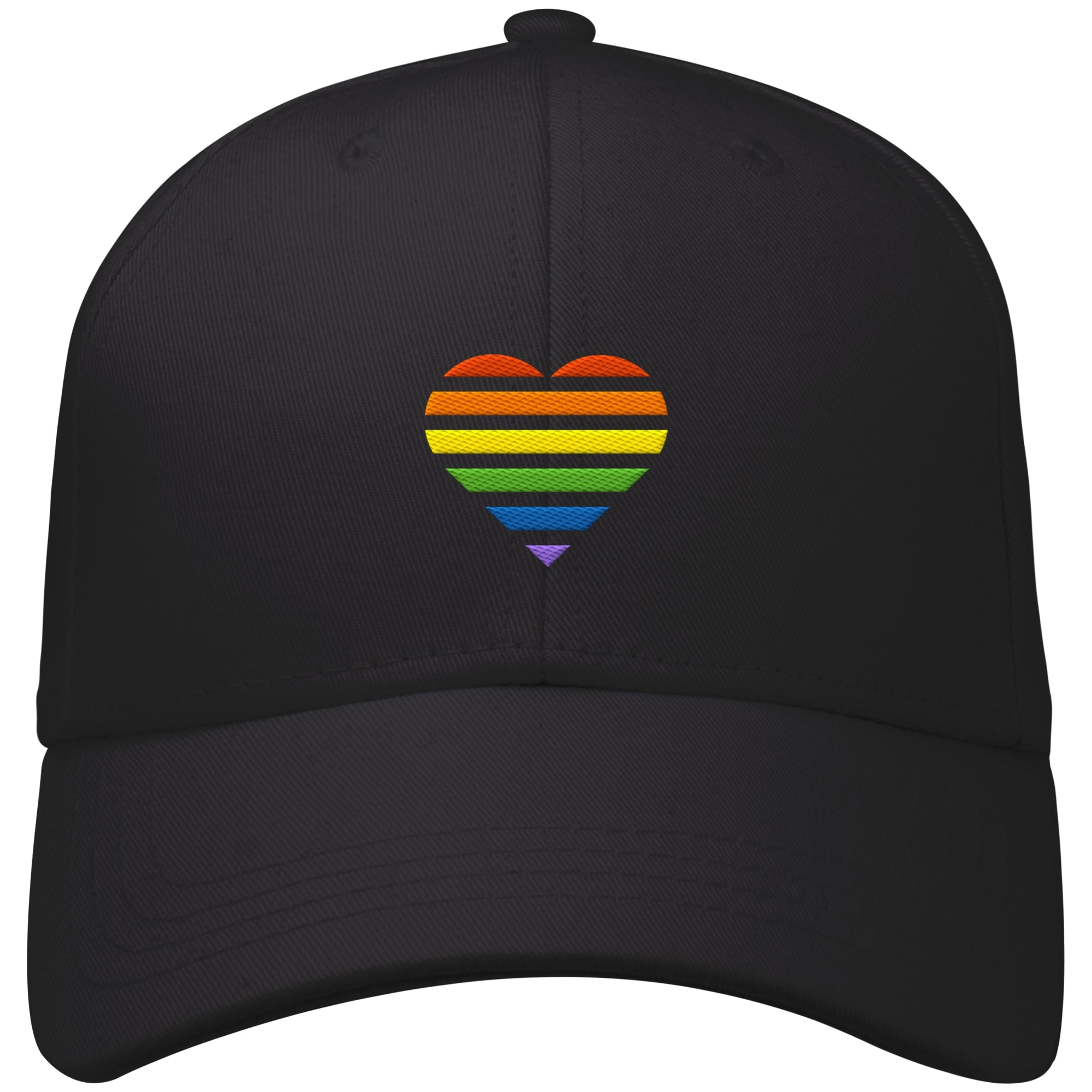 Organic Baseball Cap - Pride Flag Herz Stick