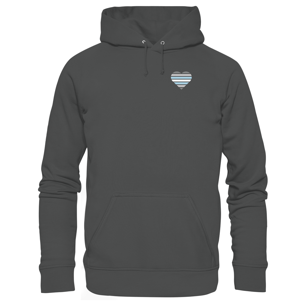 Organic Basic Hoodie mit Herz - Demiboy