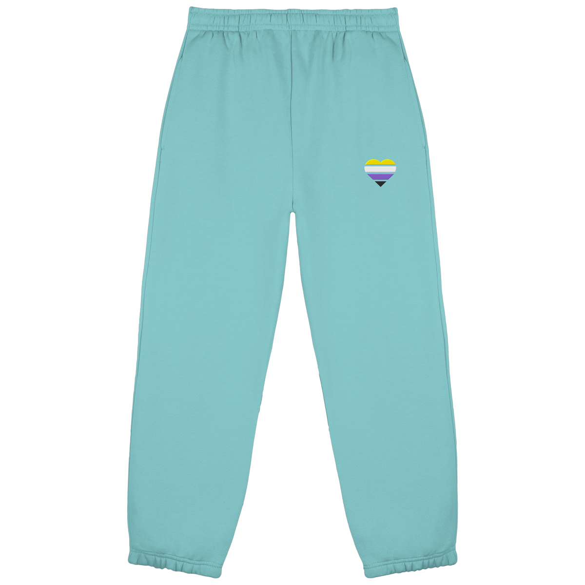 Fluffy Sweatpants mit Herz Stick - Nonbinary