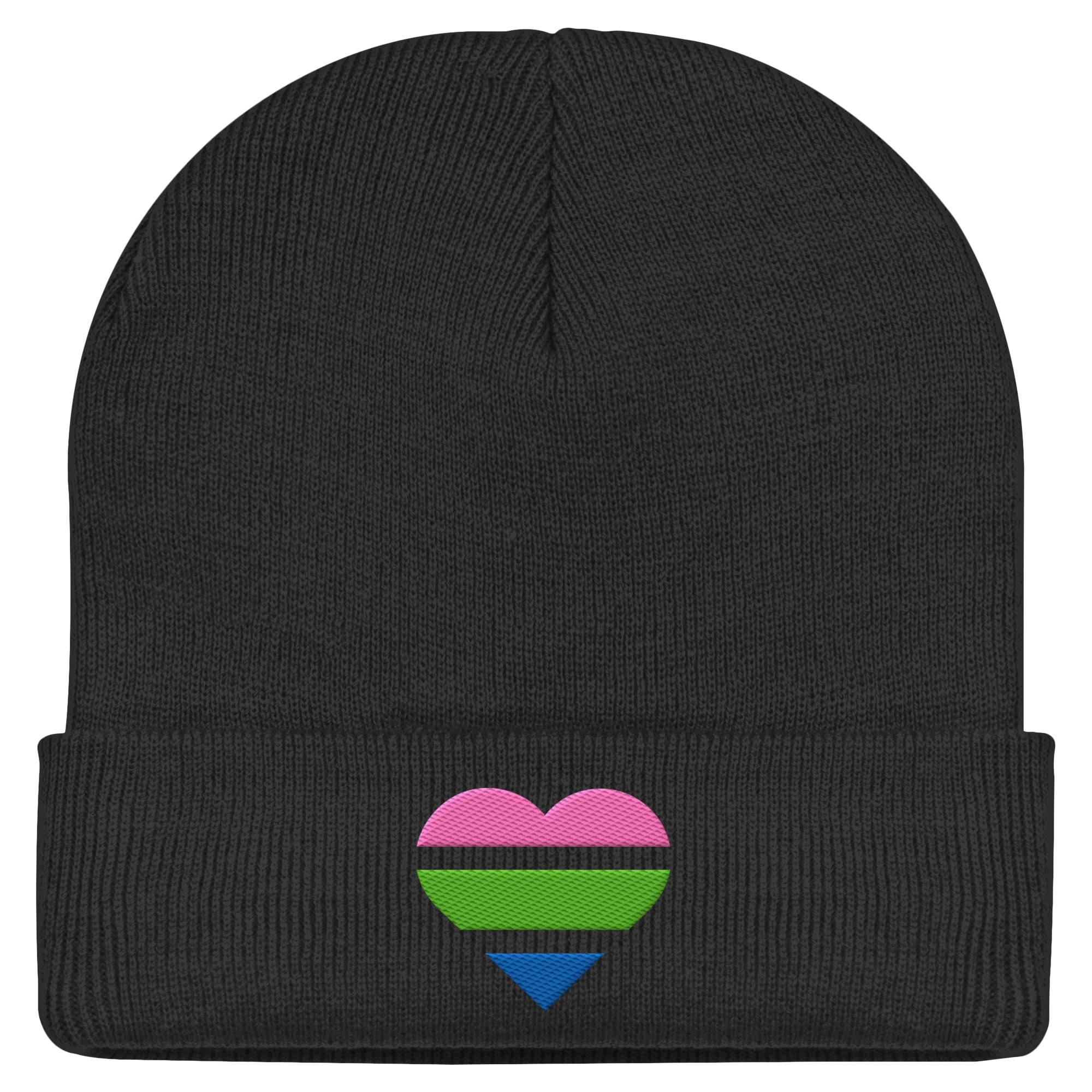 Classic Beanie - Polysexual Flag Herz Stick
