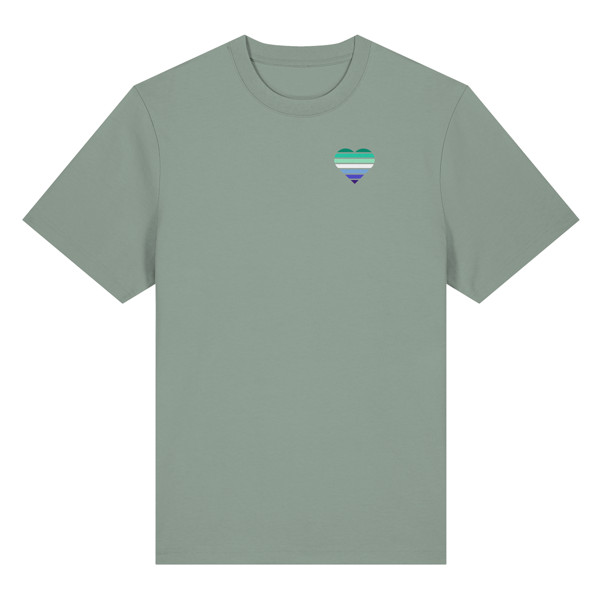 Organic Heavy Shirt mit Herz - Gay