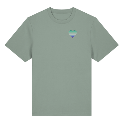 Organic Heavy Shirt mit Herz - Gay