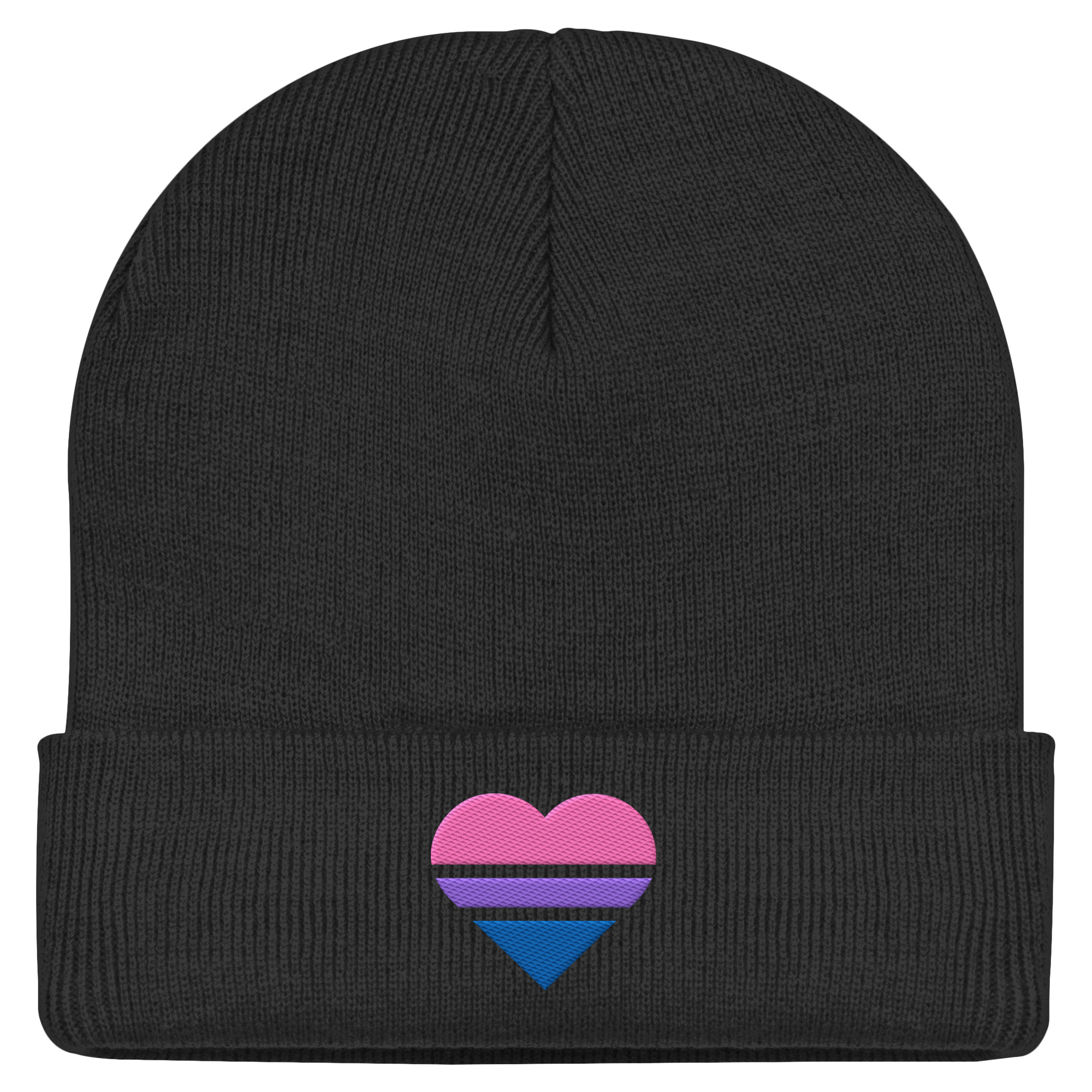 Classic Beanie - Bisexual Flag Herz Stick