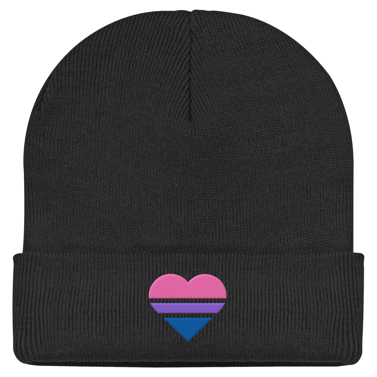 Classic Beanie mit Herz Stick - Bisexual