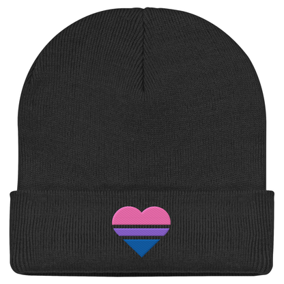 Classic Beanie mit Herz Stick - Bisexual