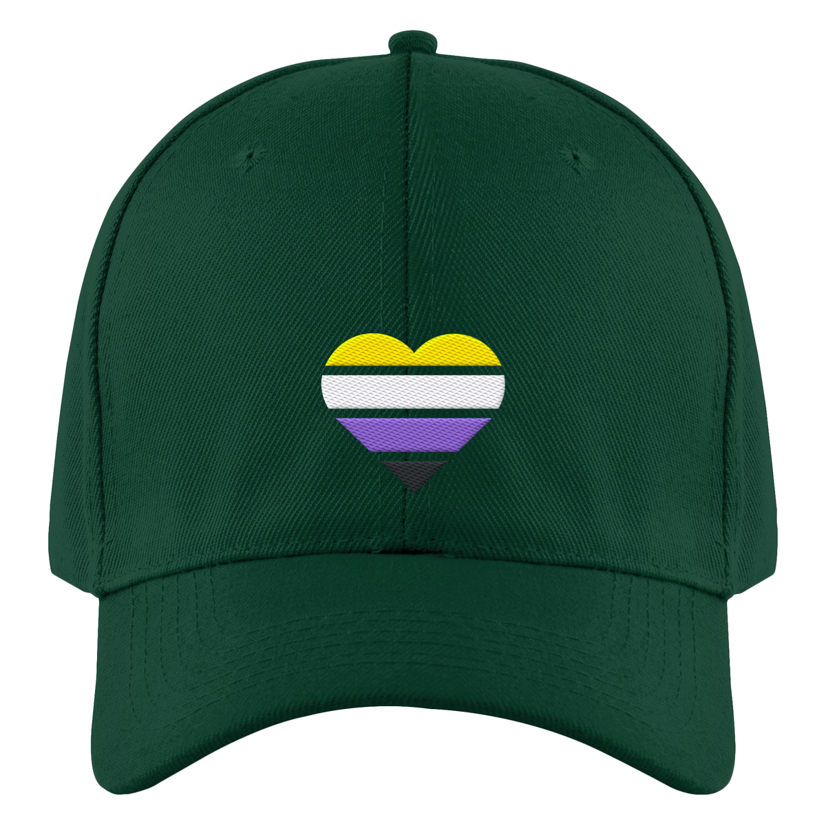 Authentic Baseball Cap mit Herz Stick - Nonbinary