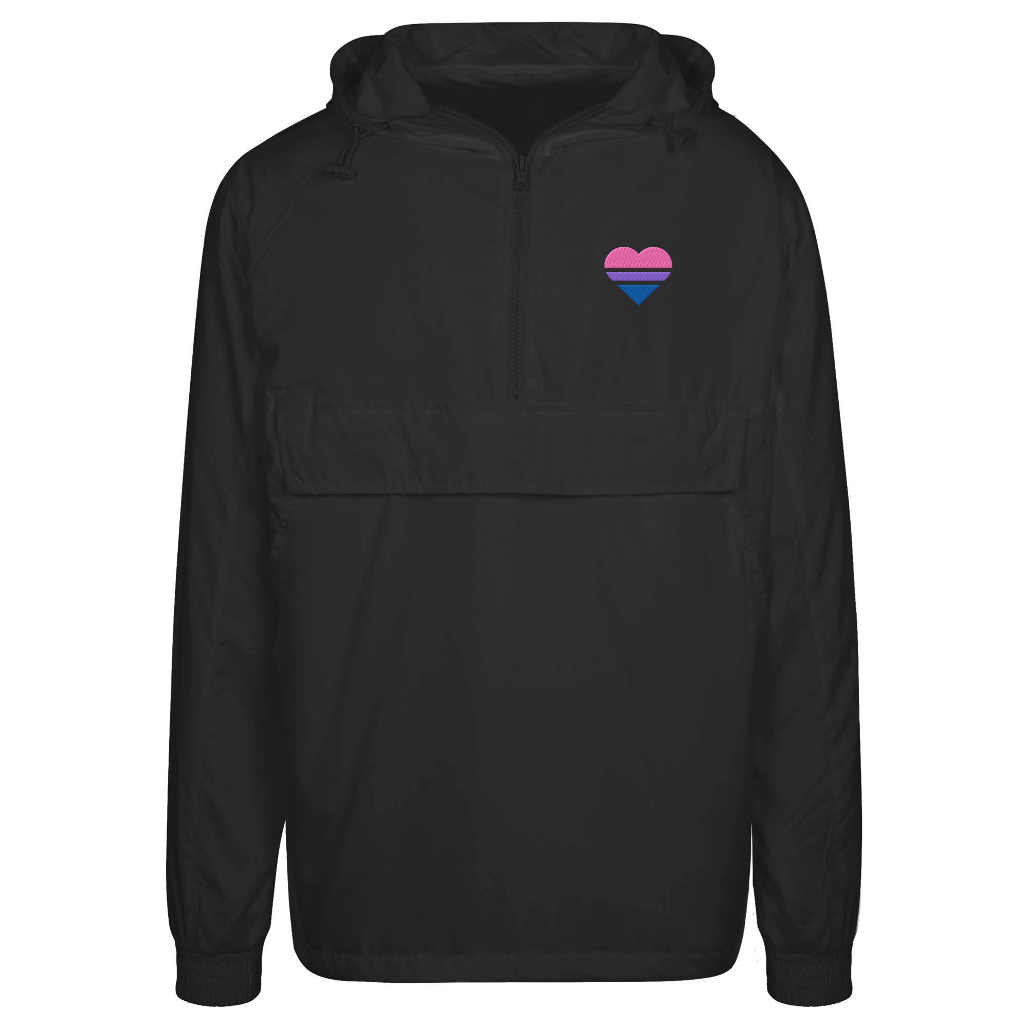 Urban Windbreaker - Bisexual Flag Herz Stick