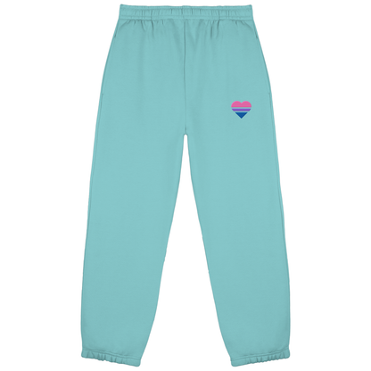 Fluffy Sweatpants mit Herz Stick - Bisexual