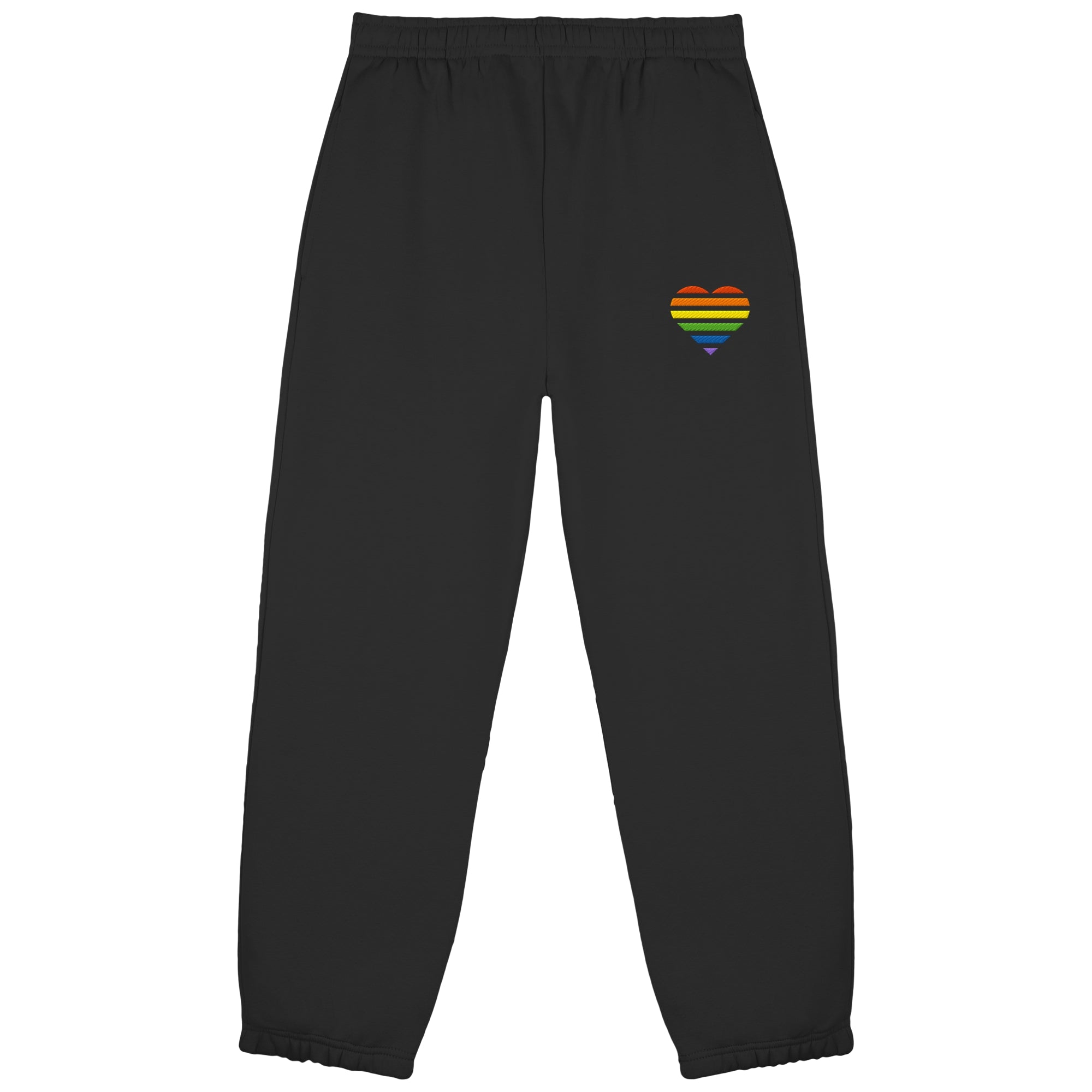 Fluffy Sweatpants - Pride Flag Herz Stick