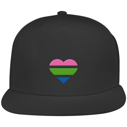 Snapback mit Herz Stick - Polysexual