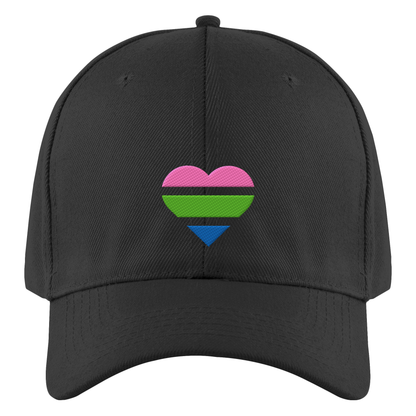 Authentic Baseball Cap mit Herz Stick - Polysexual