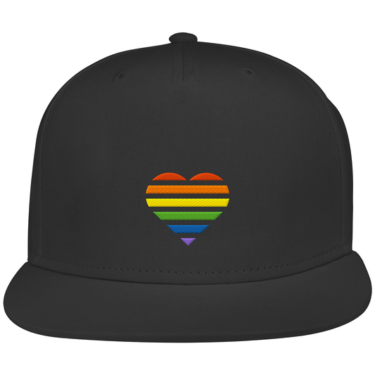 Snapback - Pride Flag Herz Stick