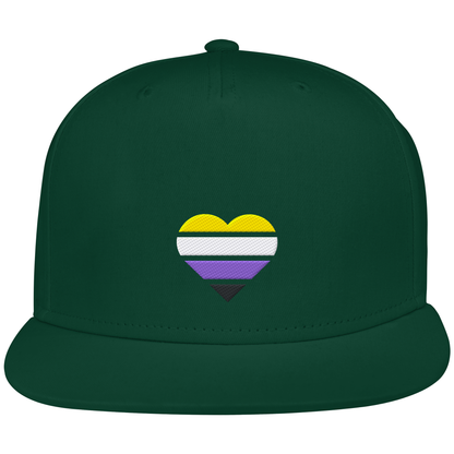 Snapback mit Herz Stick - Nonbinary
