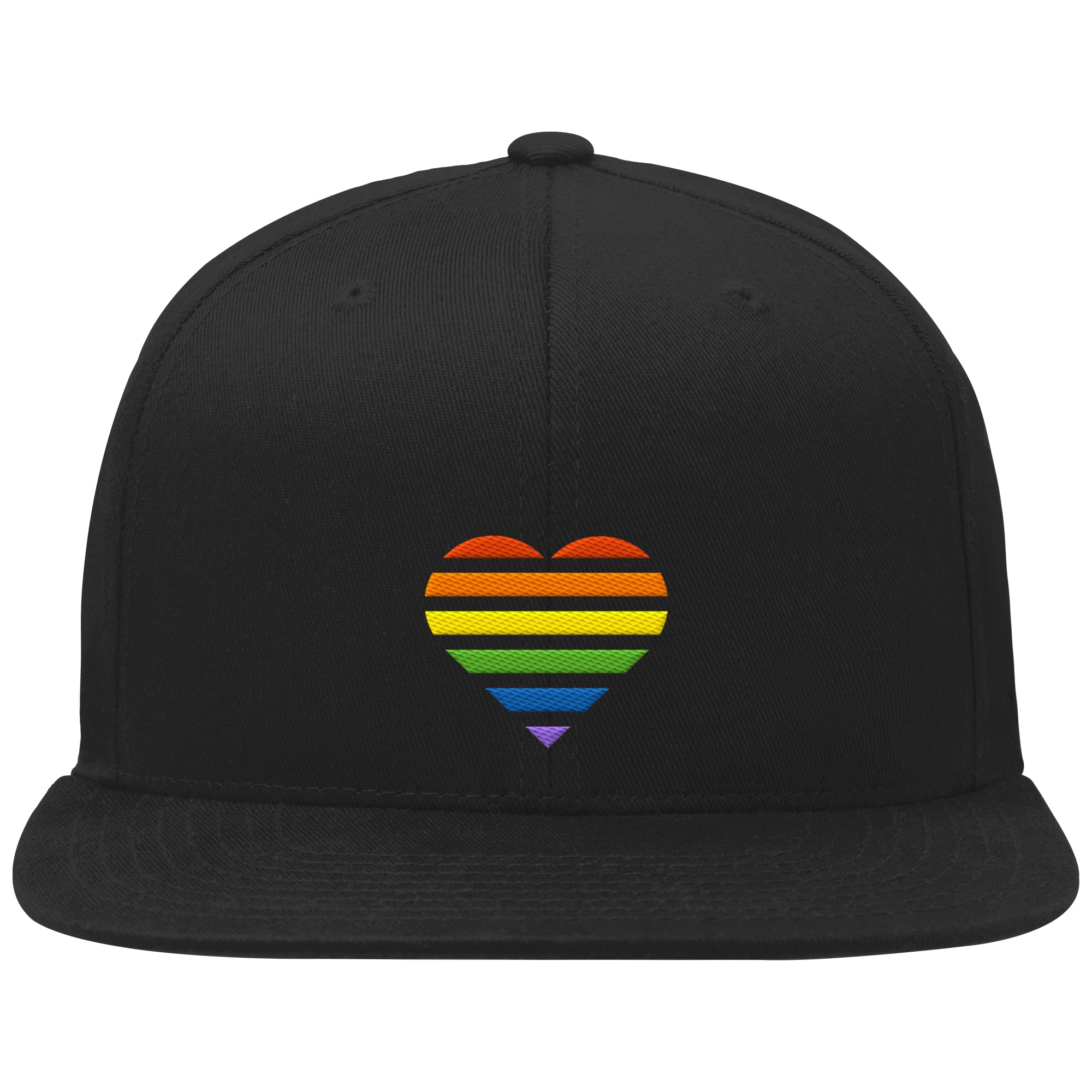 Organic Snapback - Pride Flag Herz Stick