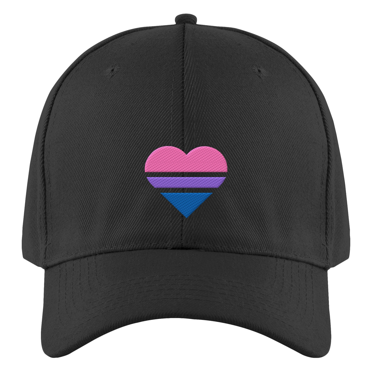 Authentic Baseball Cap mit Herz Stick - Bisexual