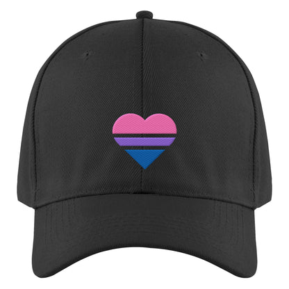 Authentic Baseball Cap mit Herz Stick - Bisexual