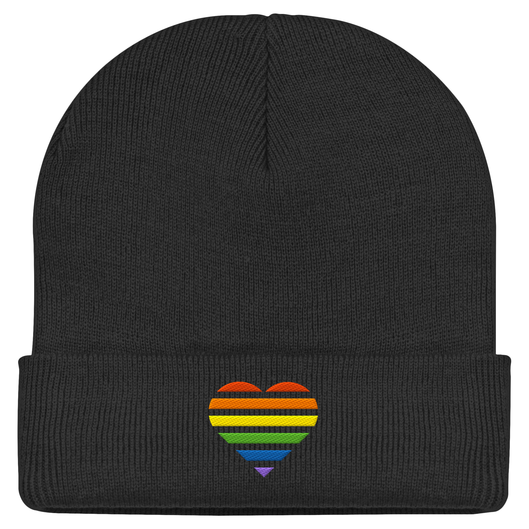 Classic Beanie - Pride Flag Herz Stick