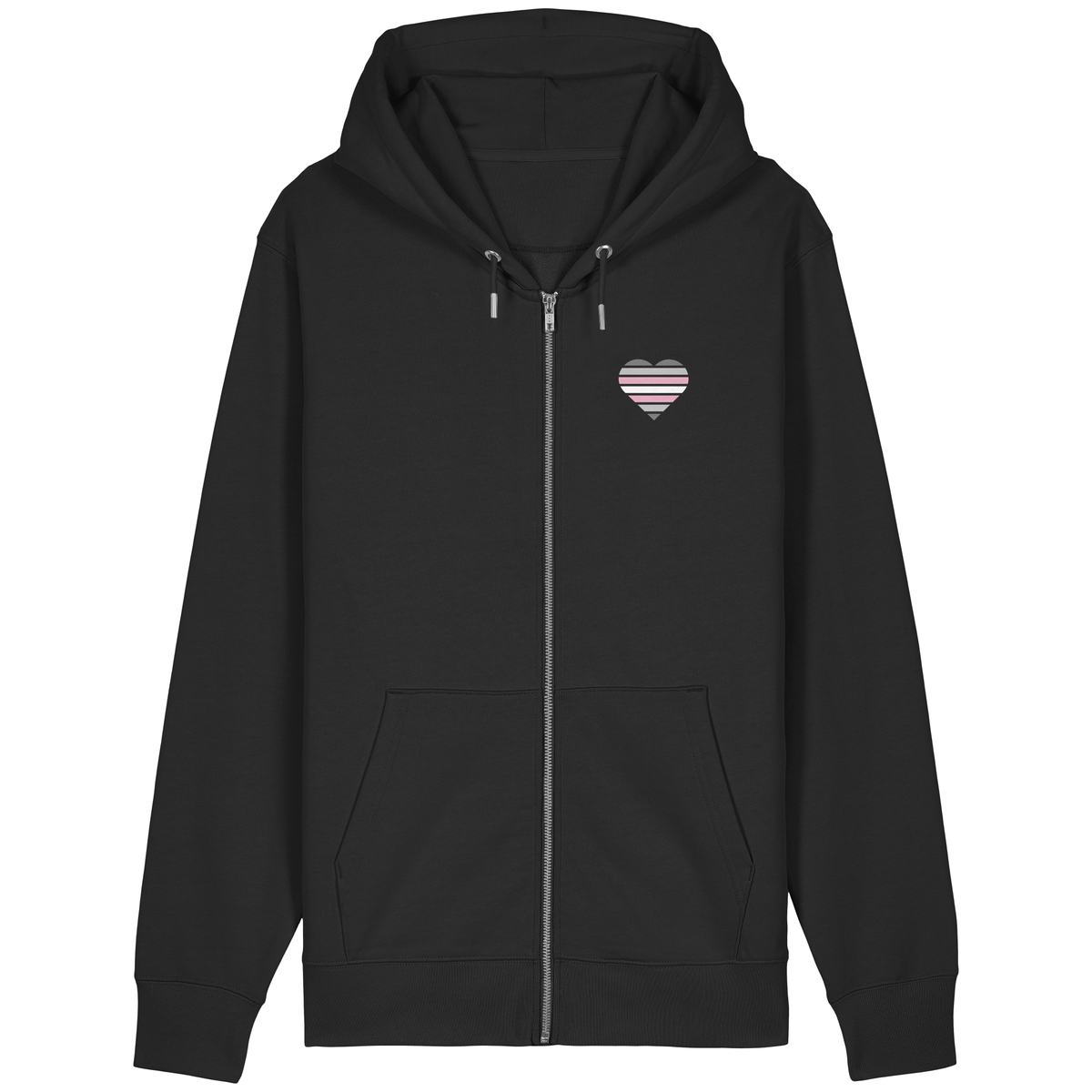 Organic Relaxed Zipper mit Herz - Demigirl