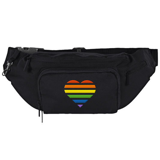 Shoulder Bag - Pride Flag Herz Stick