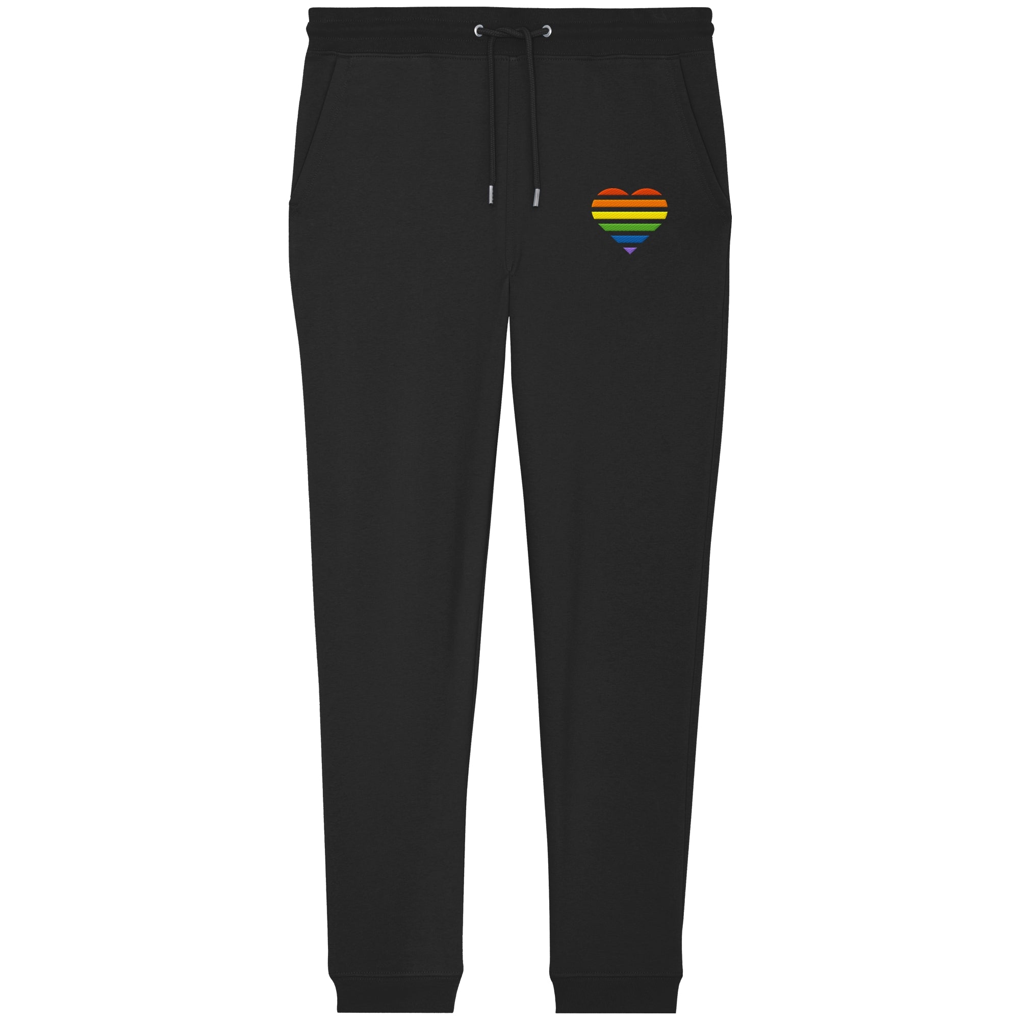 Organic Jogger Pants - Pride Flag Herz Stick