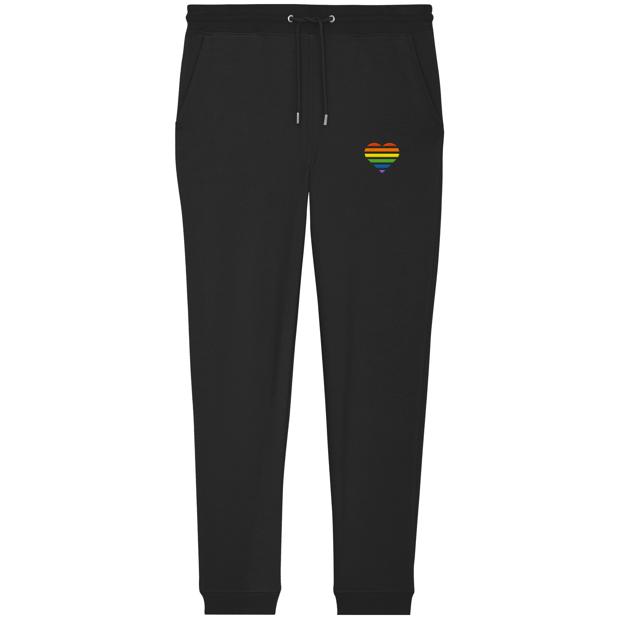 Organic Jogger Pants - Pride Flag Herz Stick