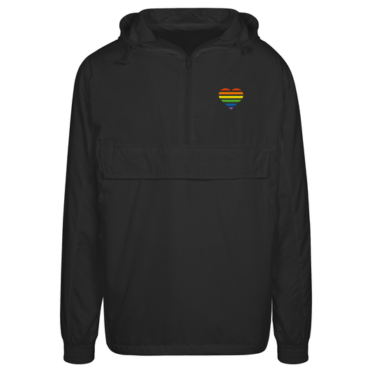 Urban Windbreaker - Pride Flag Herz Stick