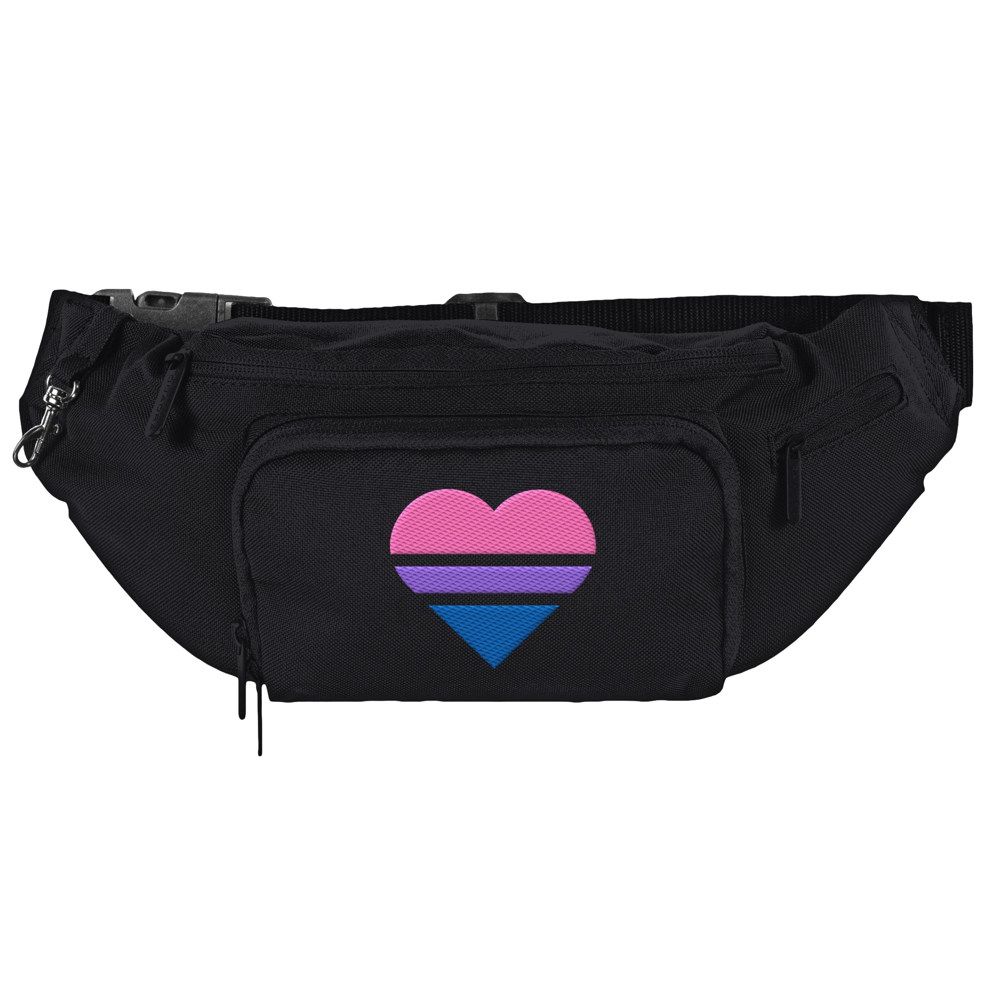 Shoulder Bag - Bisexual Flag Herz Stick