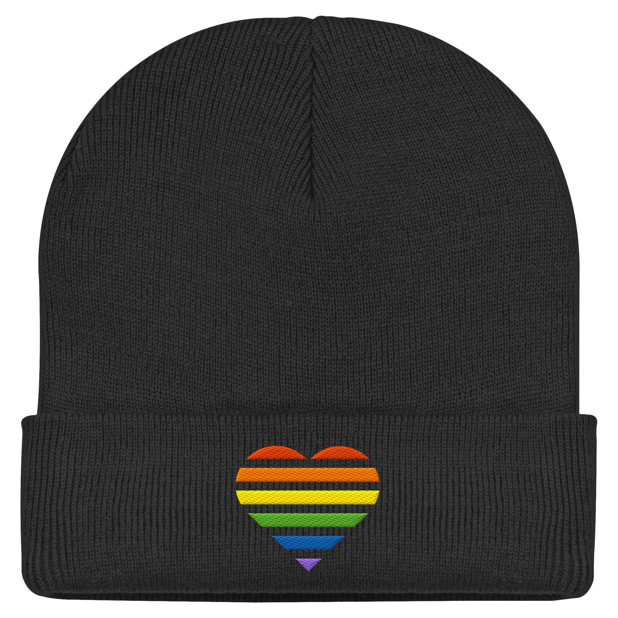 Classic Beanie - Pride Flag Herz Stick