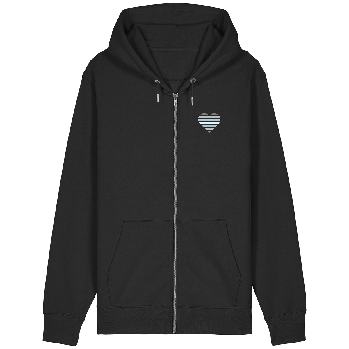 Organic Relaxed Zipper mit Herz - Demiboy