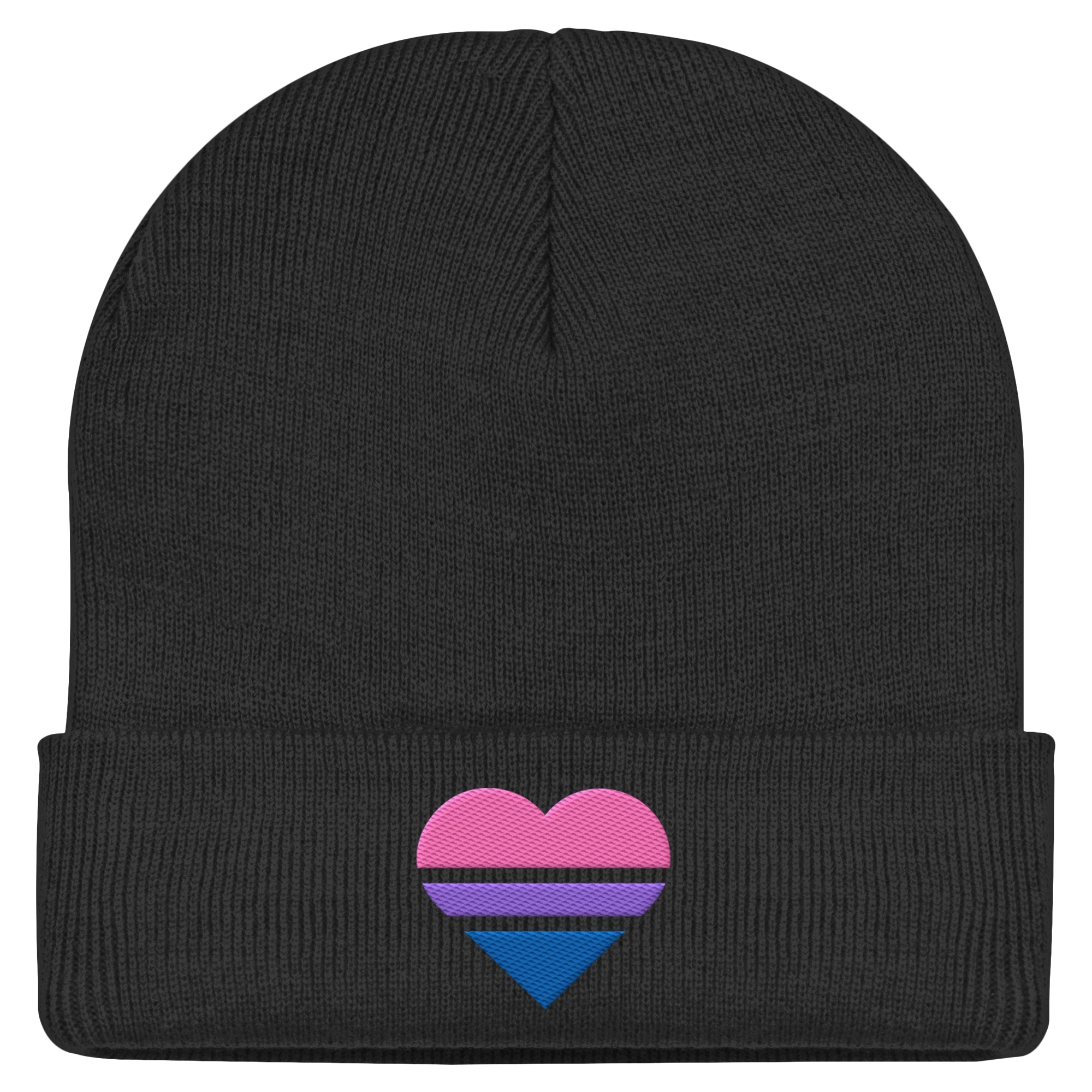 Classic Beanie - Bisexual Flag Herz Stick