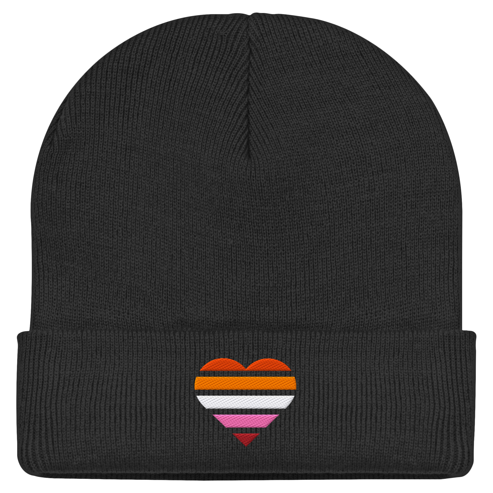 Classic Beanie - Lesbian Flag Herz Stick