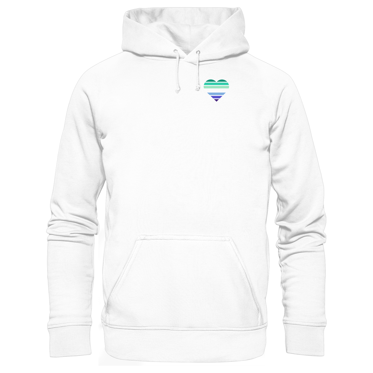 Basic Hoodie mit Herz - Gay