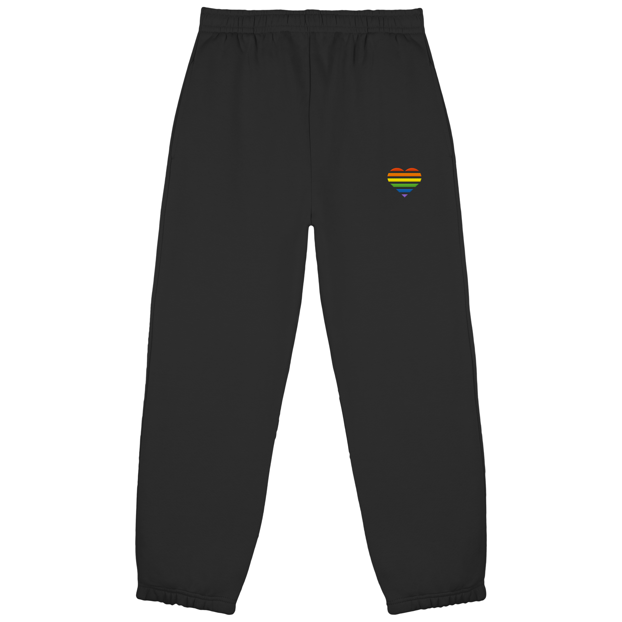 Fluffy Sweatpants - Pride Flag Herz Stick