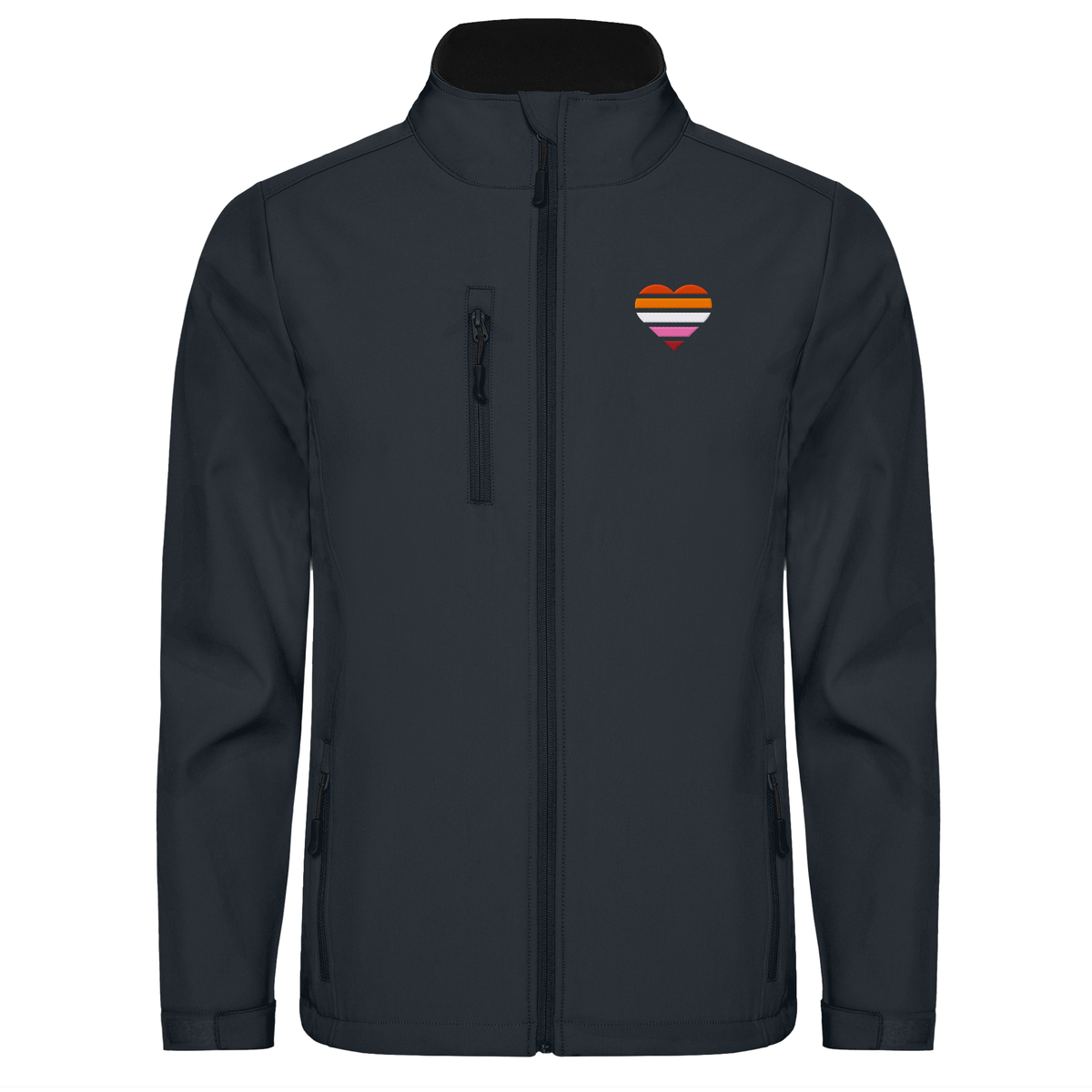 Softshell Jacket mit Herz Stick - Lesbian