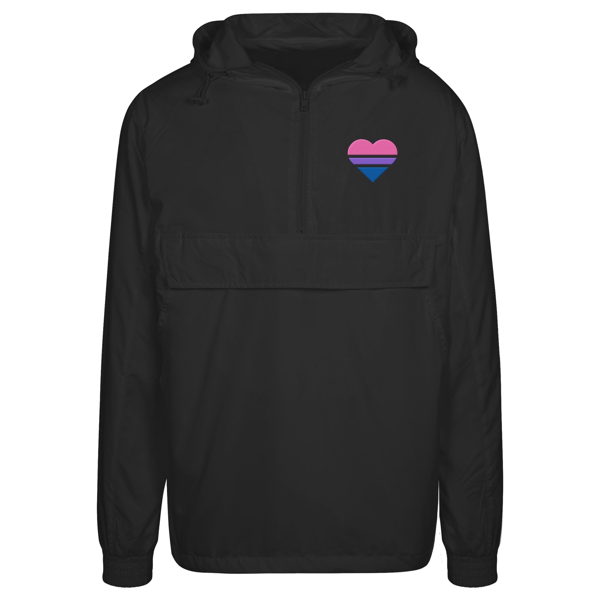 Urban Windbreaker - Bisexual Flag Herz Stick