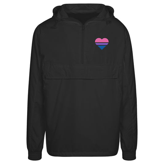 Urban Windbreaker - Bisexual Flag Herz Stick