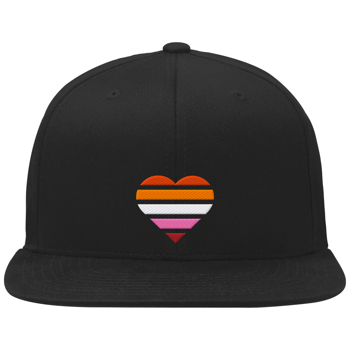 Organic Snapback mit Herz Stick - Lesbian