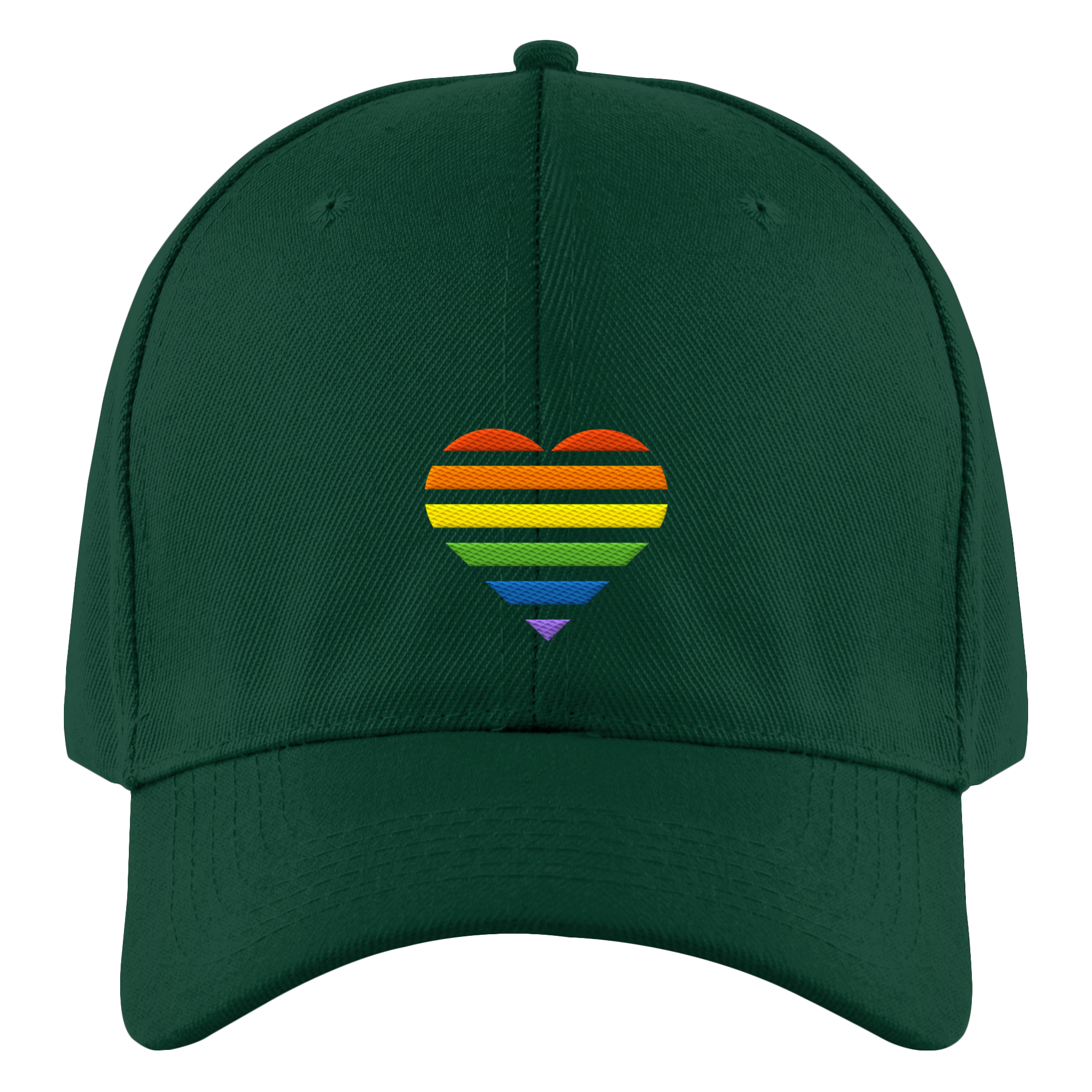 Authentic Baseball Cap - Pride Flag Herz Stick