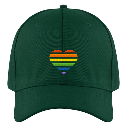 Authentic Baseball Cap mit Herz Stick - Pride