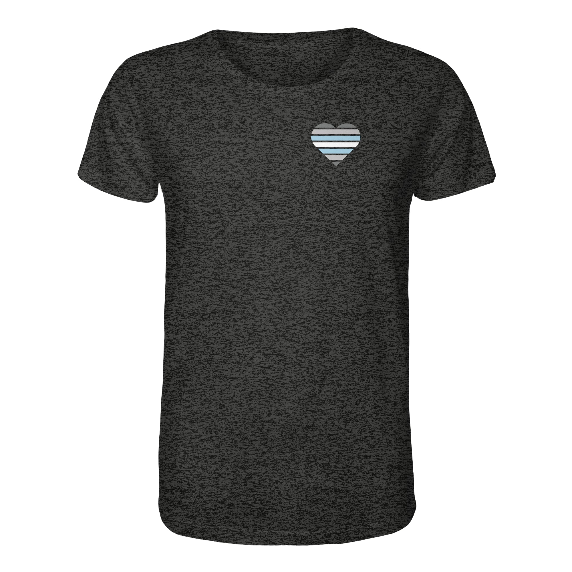 Organic Shirt - Demiboy Flag Herz Print