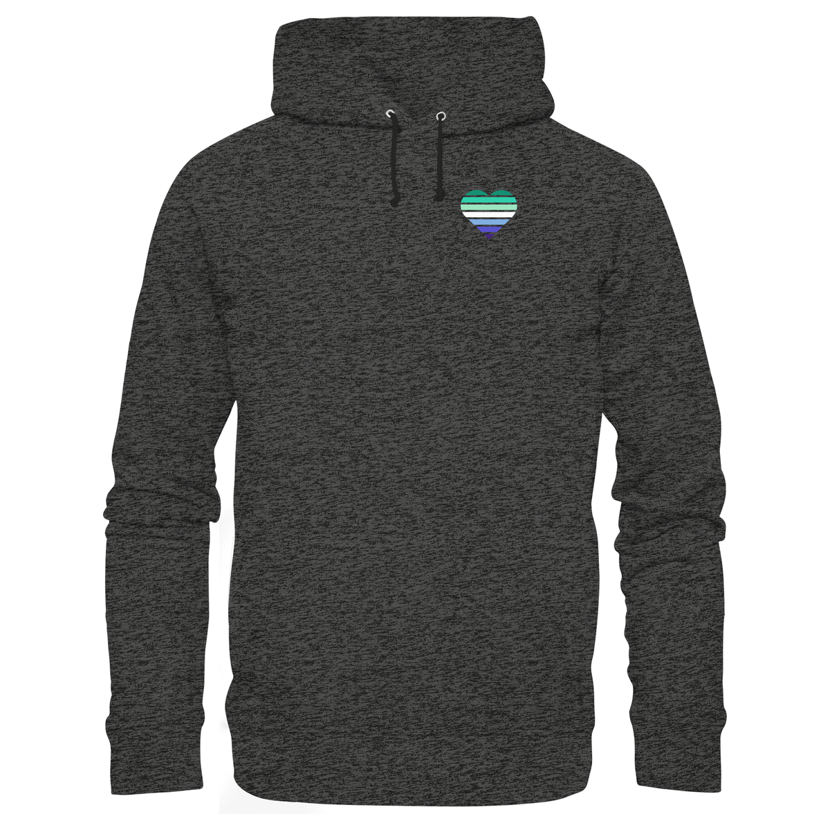 Organic Basic Hoodie mit Herz - Gay