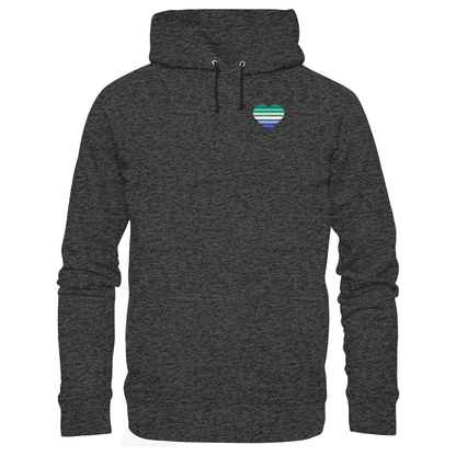 Organic Basic Hoodie mit Herz - Gay